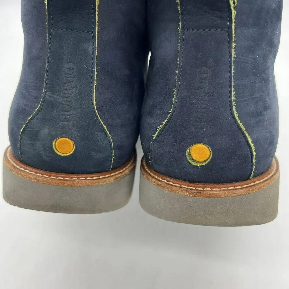 Men’s 14 Samuel Hubbard Re-Boot Navy Nubuck Leather Boots Chukka Style Lace Up